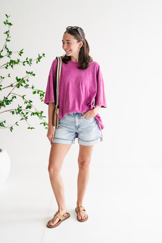 Everyday Oversized Mineral Wash Tee