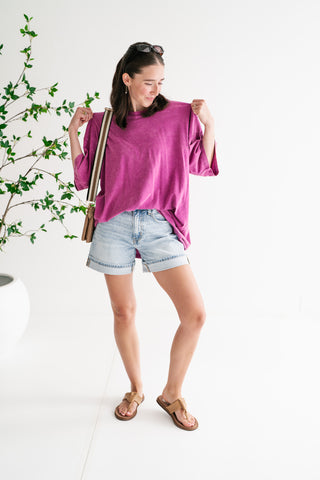 Everyday Oversized Mineral Wash Tee