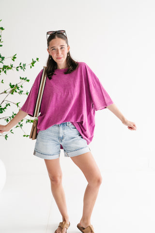 Everyday Oversized Mineral Wash Tee