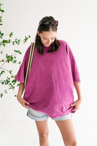Everyday Oversized Mineral Wash Tee