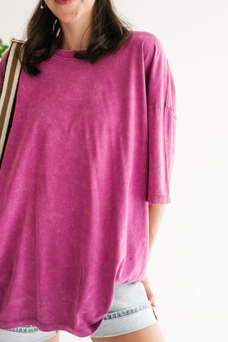 Everyday Oversized Mineral Wash Tee