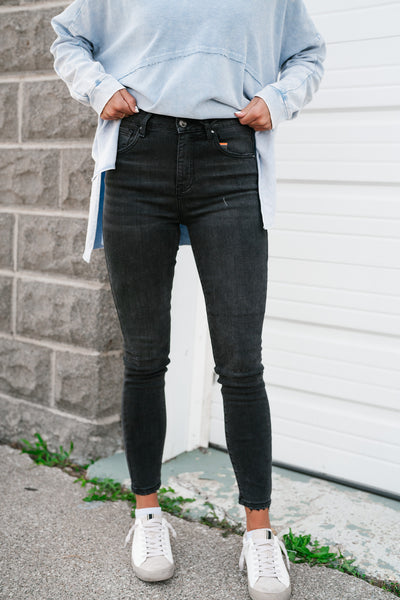 Risen Mabel High Rise Ankle Skinny Jeans