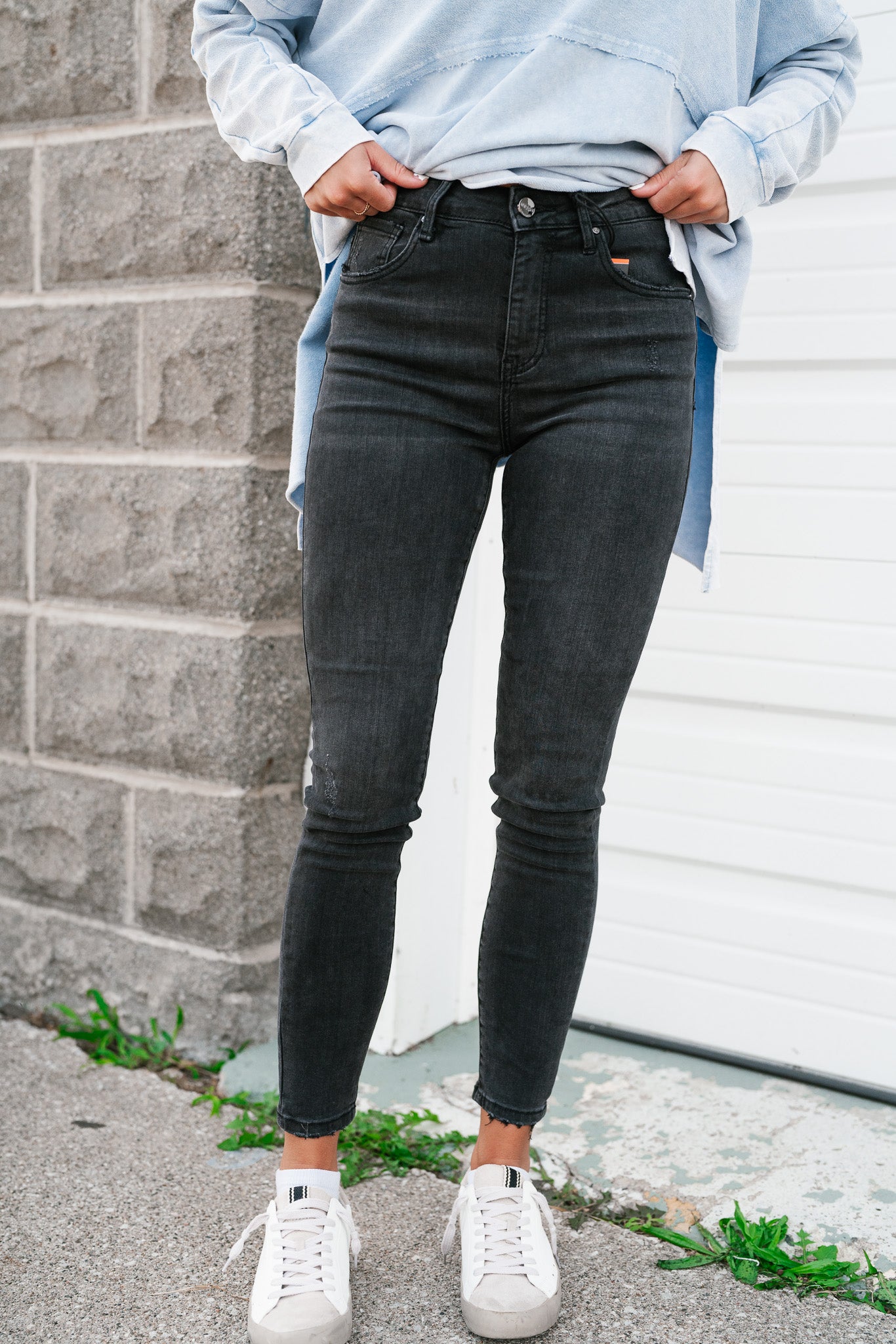 Risen Mabel High Rise Ankle Skinny Jeans