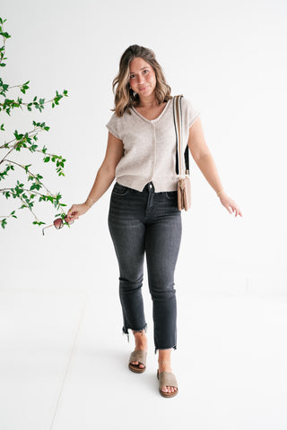 Cascade Knit Sweater Top