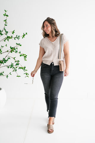 Cascade Knit Sweater Top