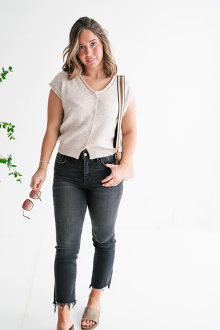 Cascade Knit Sweater Top