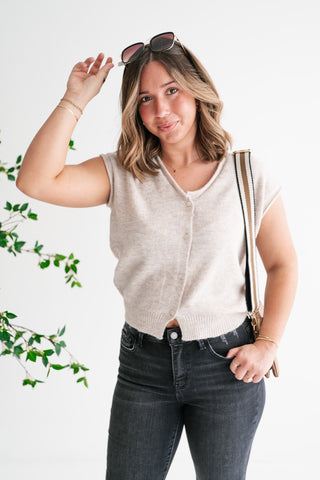 Cascade Knit Sweater Top