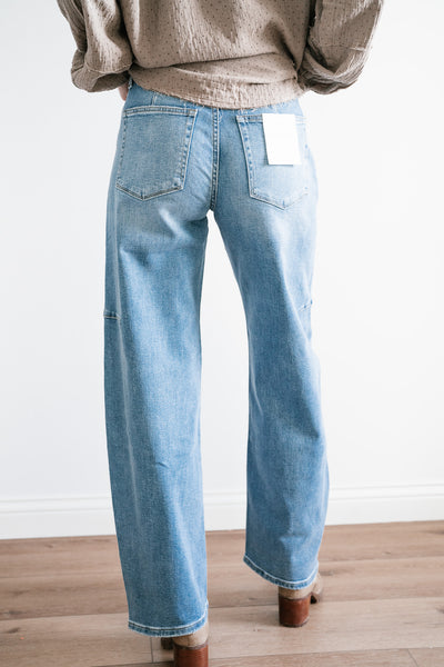 Lovervet Ellora High Rise Wide Barrel Jeans