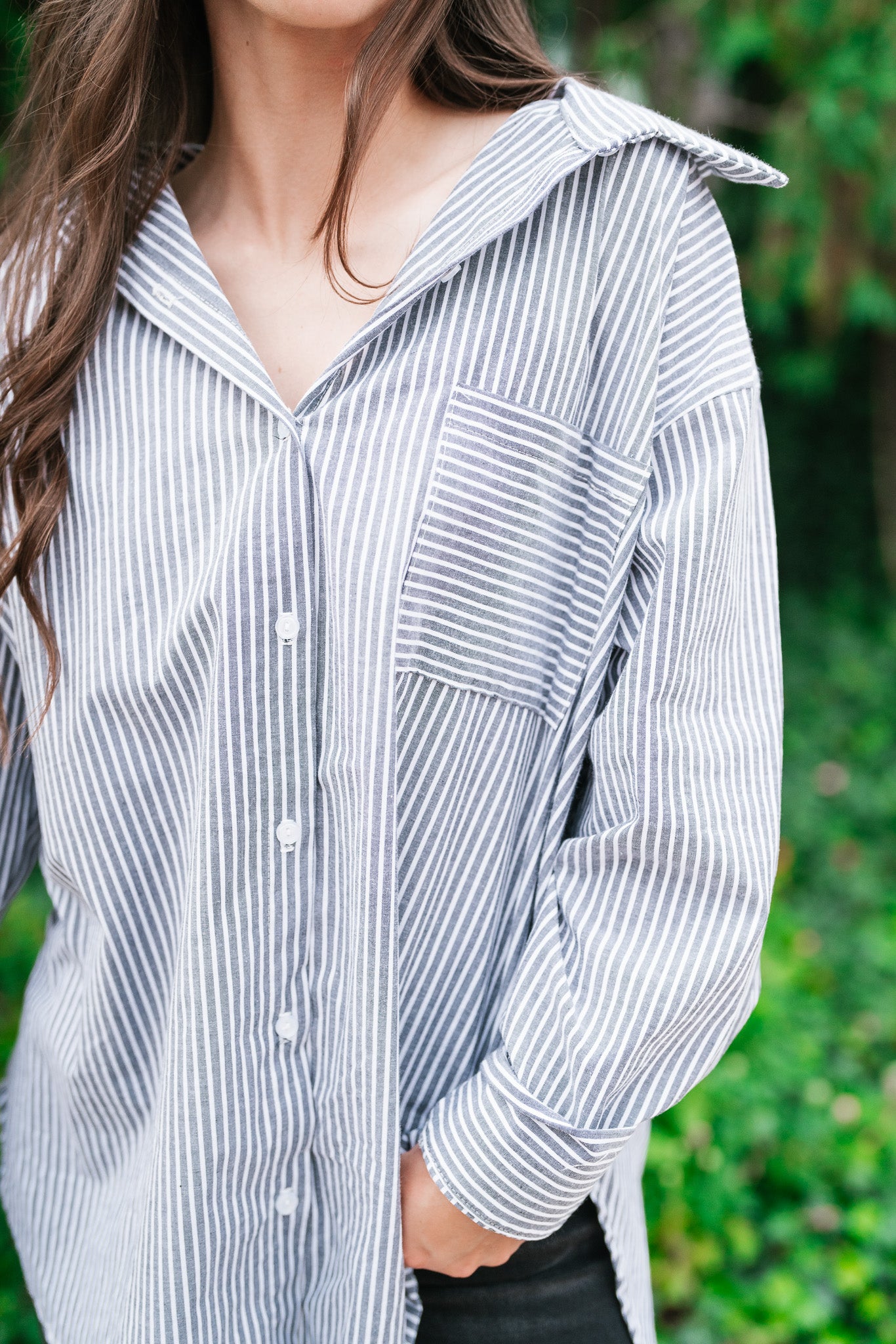 Coastal Pinstriped Set - Top