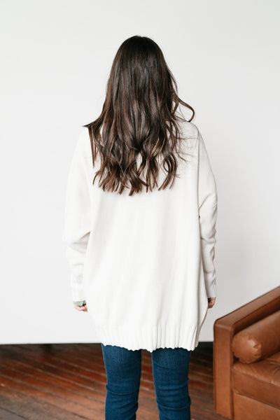 Mary Open Front Cardigan - Curvy