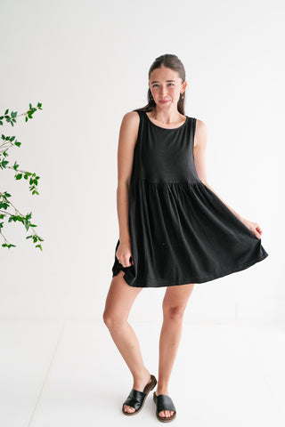 Yours Truly Mini Dress - Black