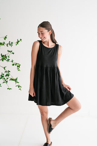 Yours Truly Mini Dress - Black