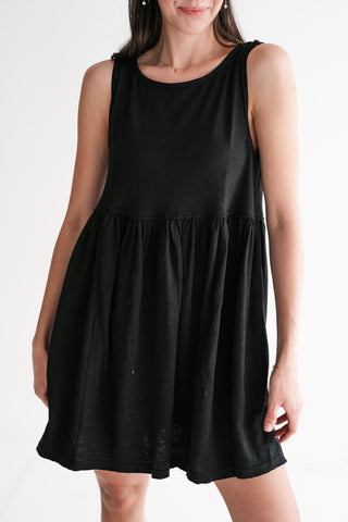Yours Truly Mini Dress - Black
