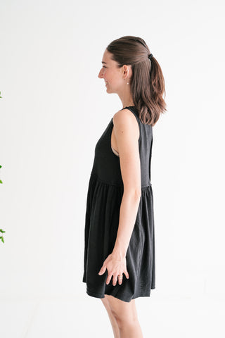 Yours Truly Mini Dress - Black