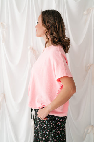 Pure Ease Relaxed Top - Soft Pink