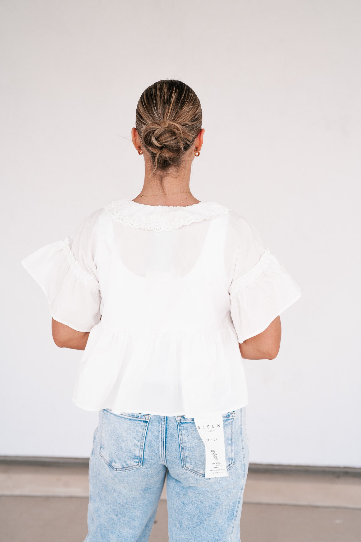 Sunday Best Button Detail Top
