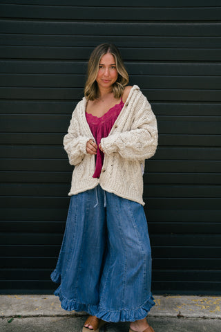Free People Opal Knit Cardi