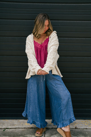 Free People Opal Knit Cardi