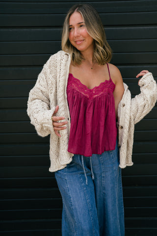 Free People Opal Knit Cardi