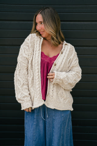 Free People Opal Knit Cardi