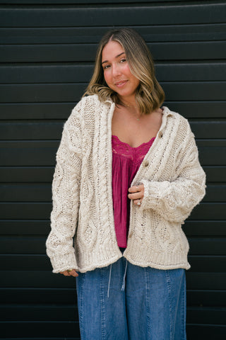 Free People Opal Knit Cardi