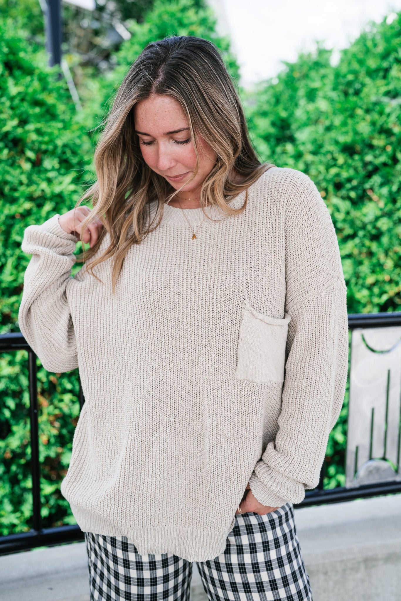 Daytone Knit Sweater Top