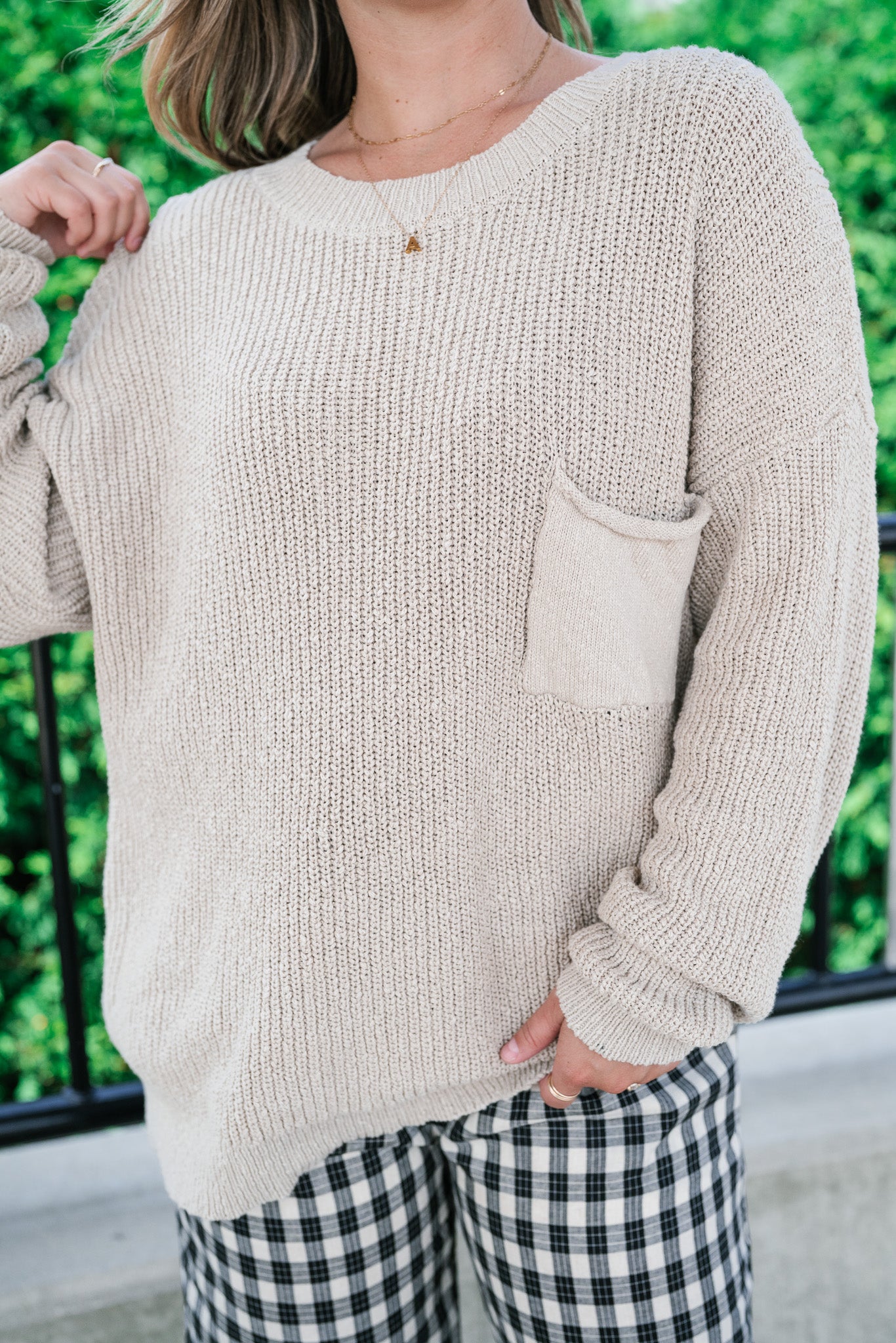 Daytone Knit Sweater Top