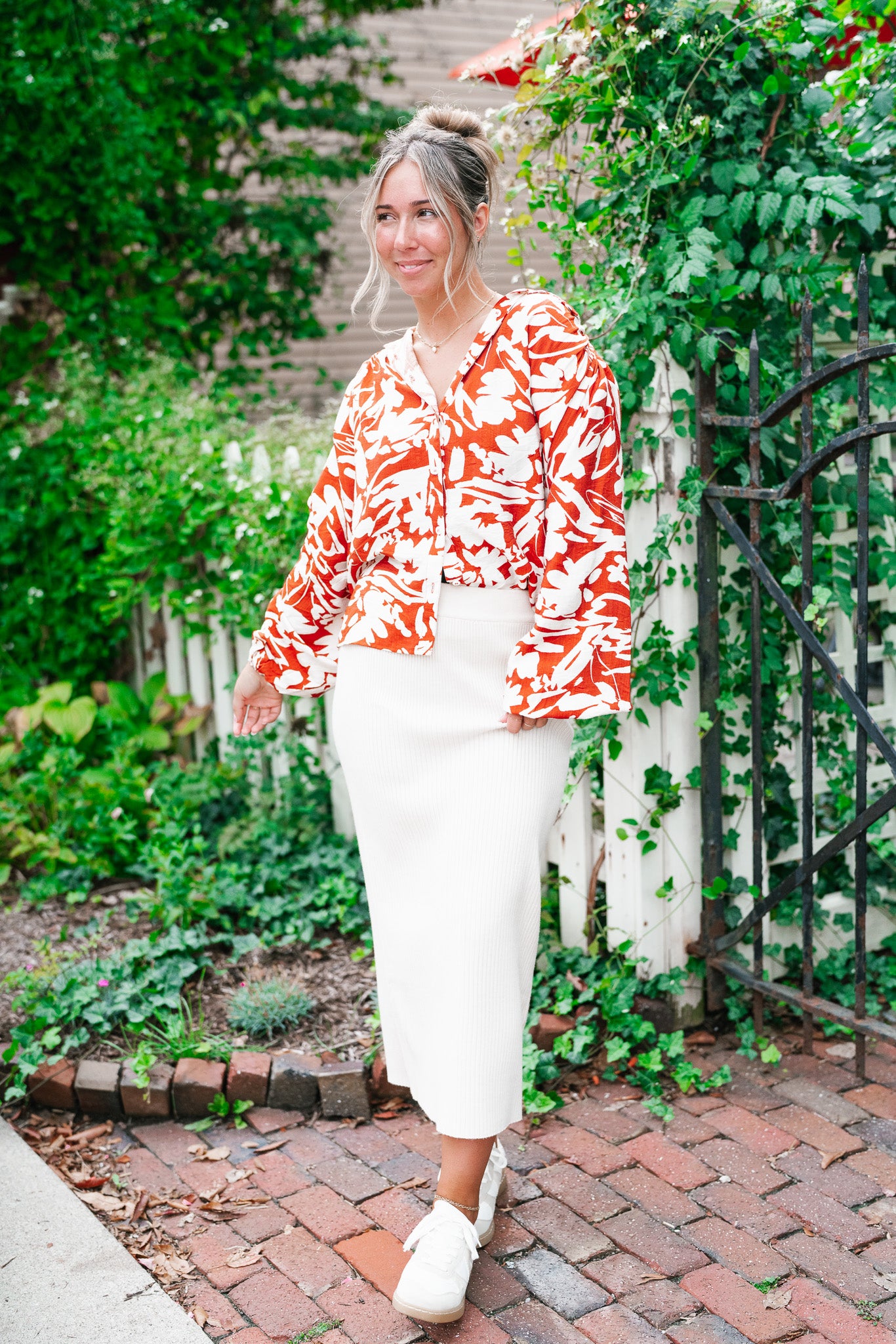 Hamptons Ready Floral Button Up