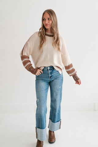 Maple Trim Knit Sweater