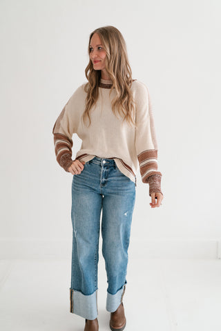 Maple Trim Knit Sweater