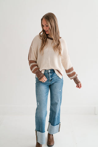 Maple Trim Knit Sweater