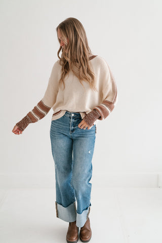 Maple Trim Knit Sweater