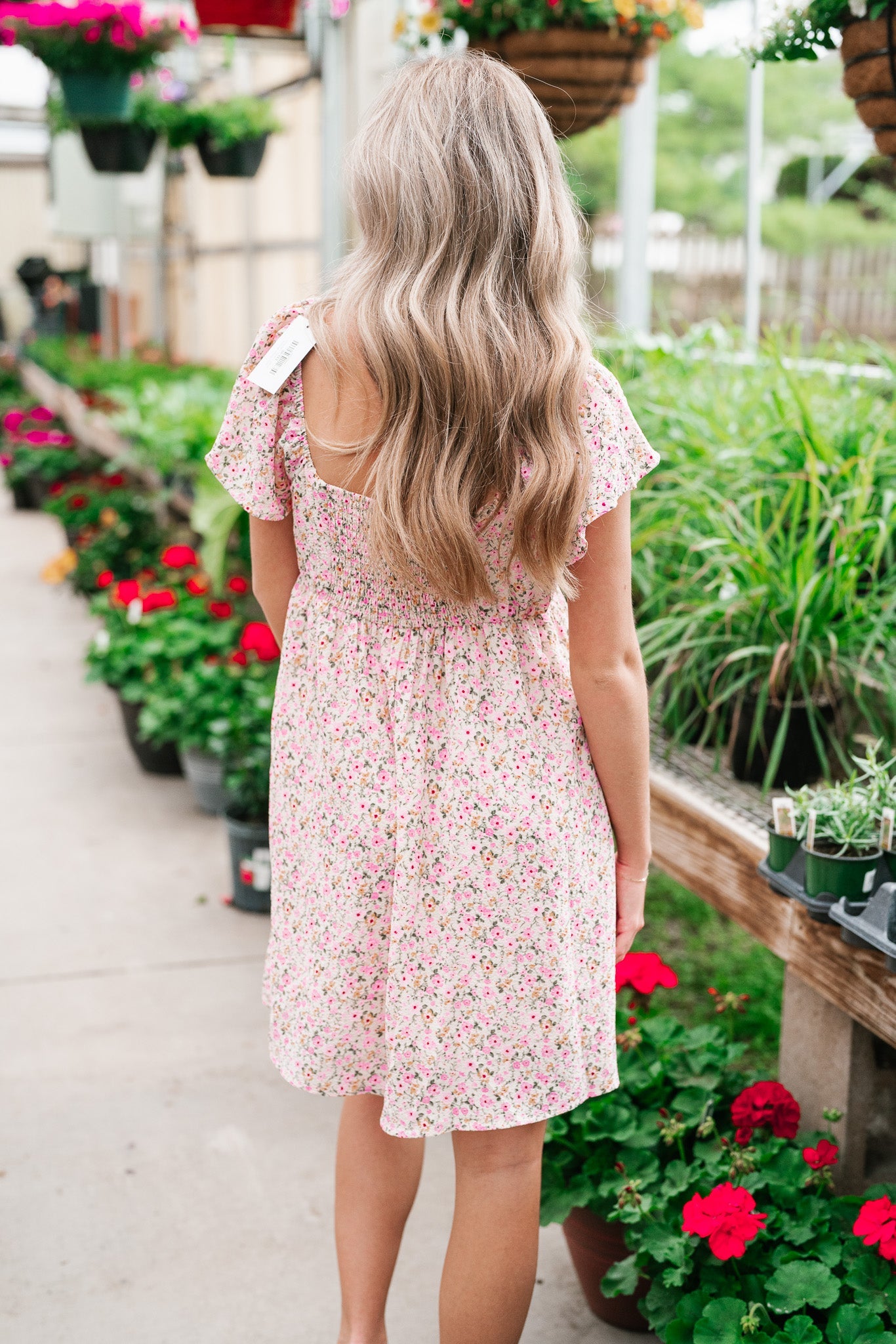 Sweetheart Chiffon Floral Mini Dress