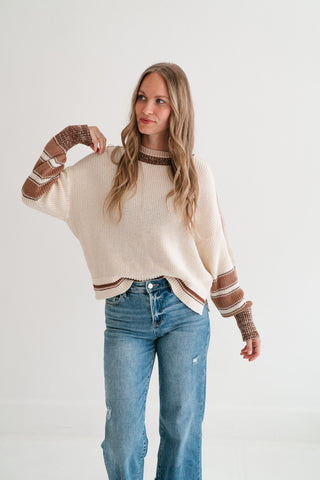 Maple Trim Knit Sweater