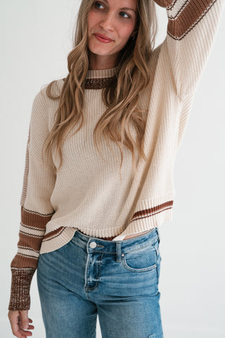 Maple Trim Knit Sweater