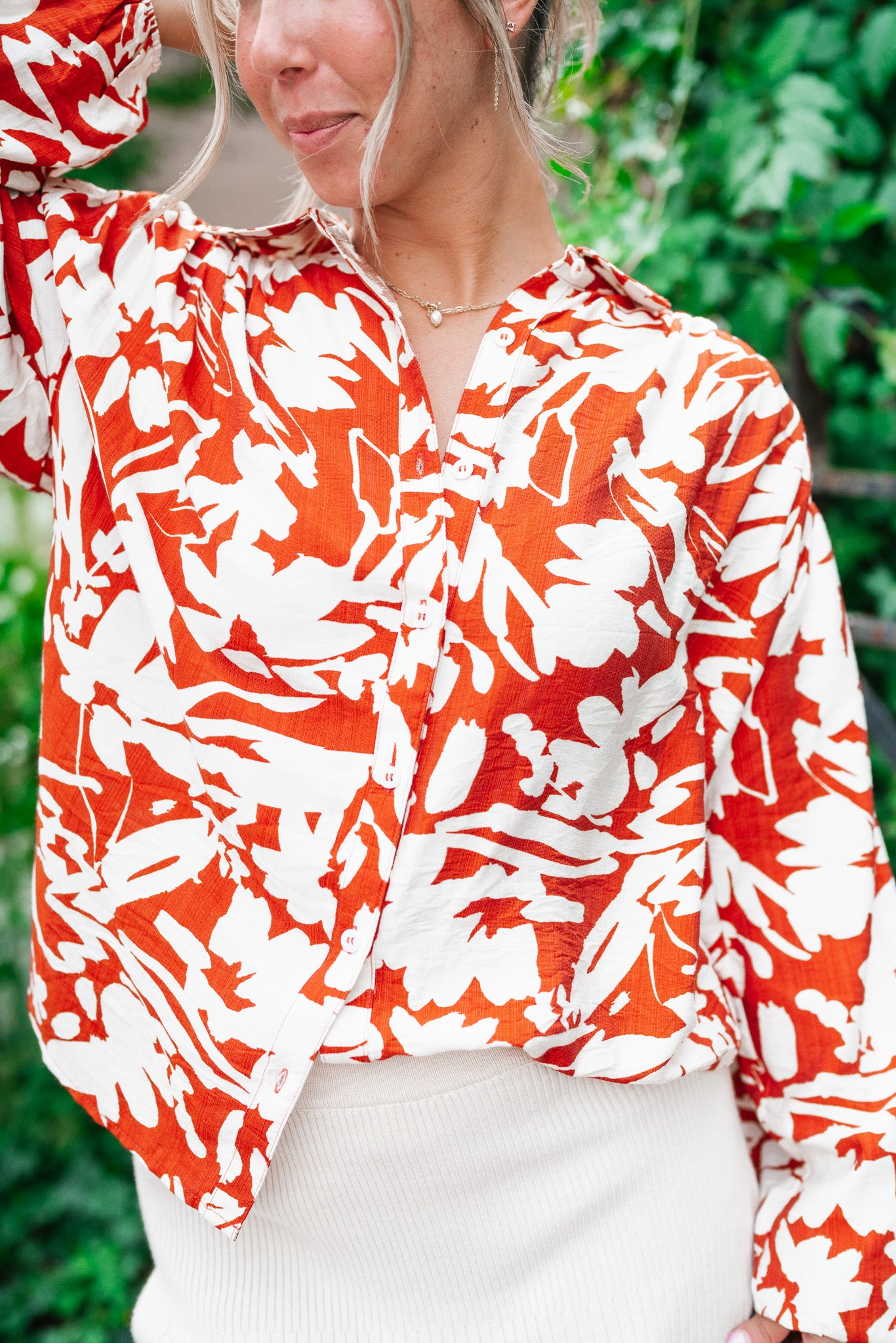 Hamptons Ready Floral Button Up