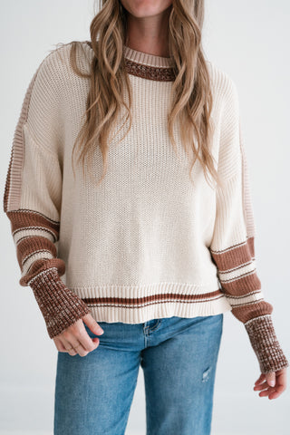 Maple Trim Knit Sweater
