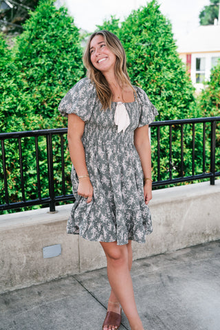 Rosewood Poetry Mini Dress