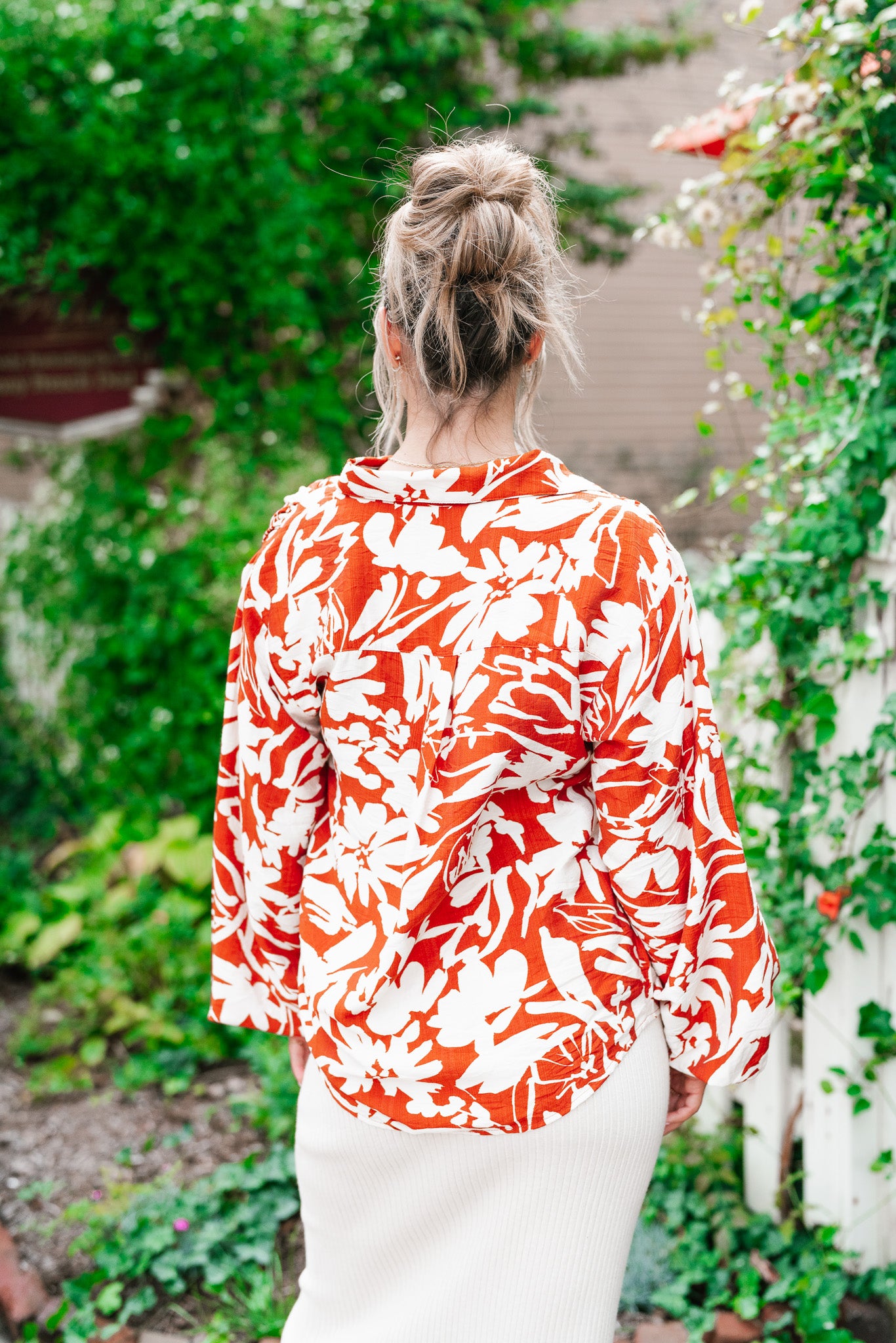 Hamptons Ready Floral Button Up