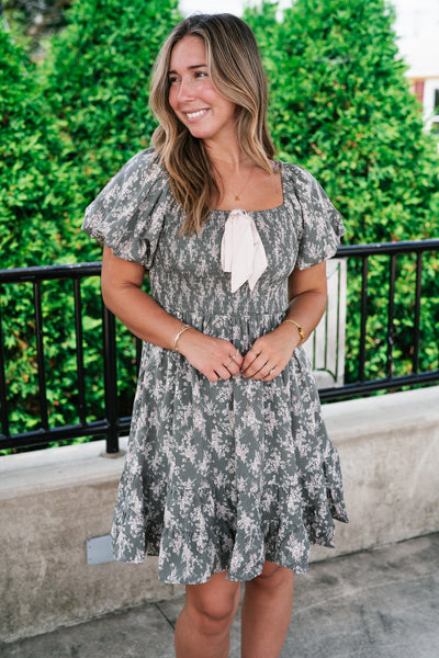 Rosewood Poetry Mini Dress