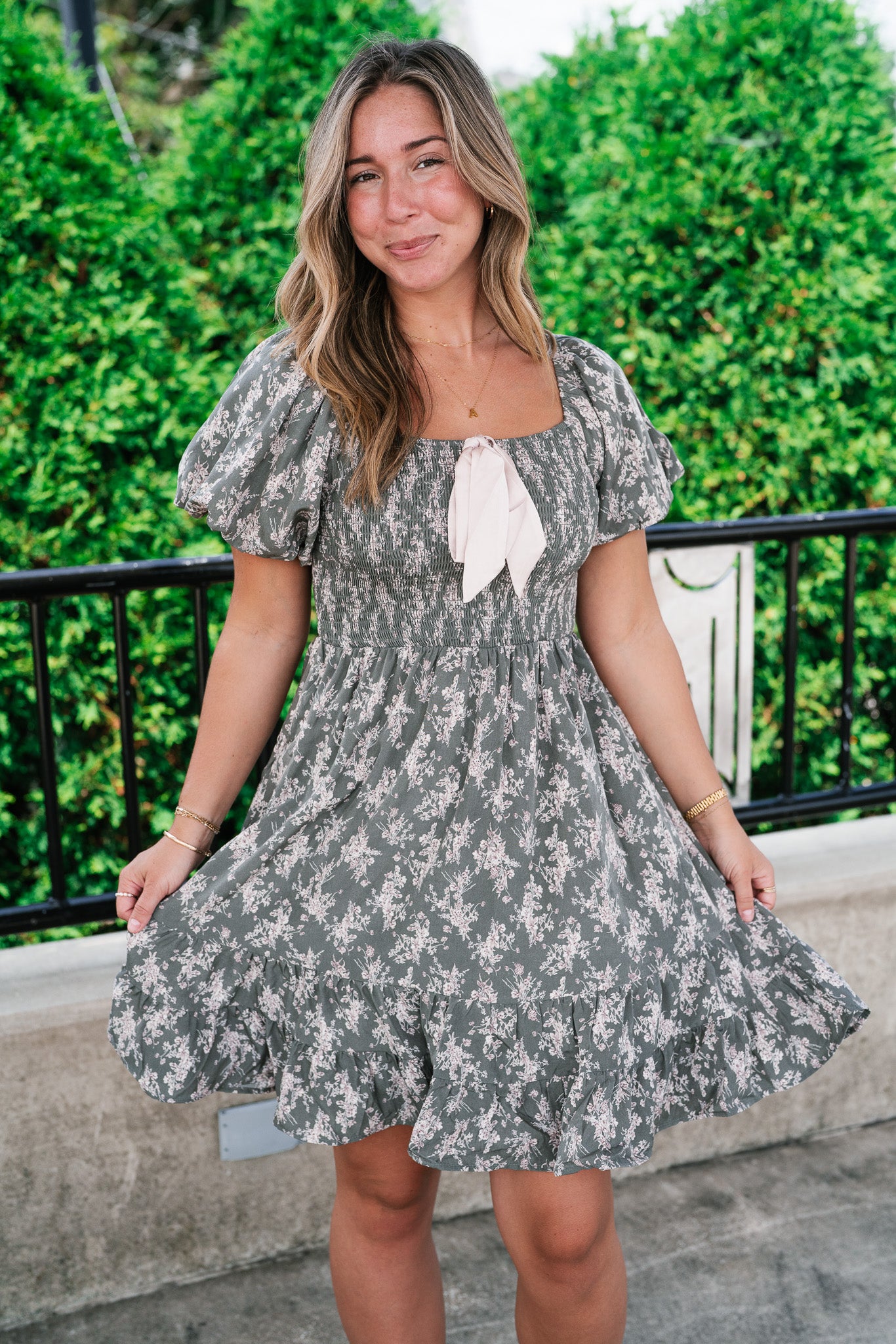Rosewood Poetry Mini Dress