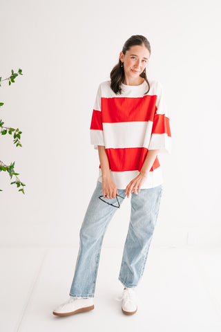 Picnic Ready Stripe Top - Red