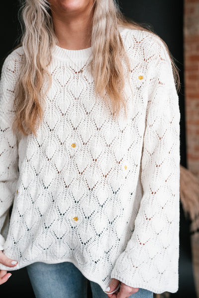 Tangled Daisy Sweater Top
