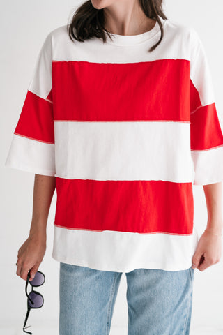Picnic Ready Stripe Top - Red