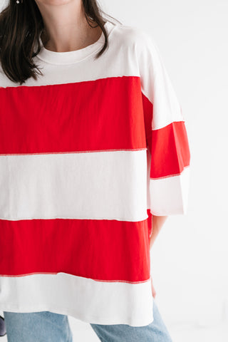 Picnic Ready Stripe Top - Red