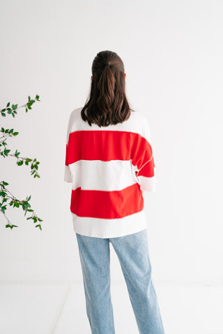 Picnic Ready Stripe Top - Red