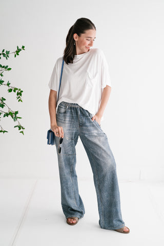 Harper High-Rise Barrel Leg Jeans