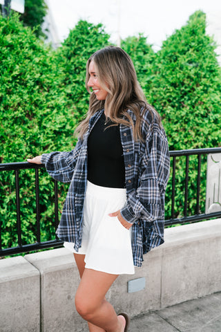 Fireside Flannel - Navy