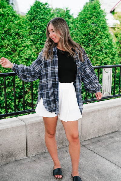 Fireside Flannel - Navy
