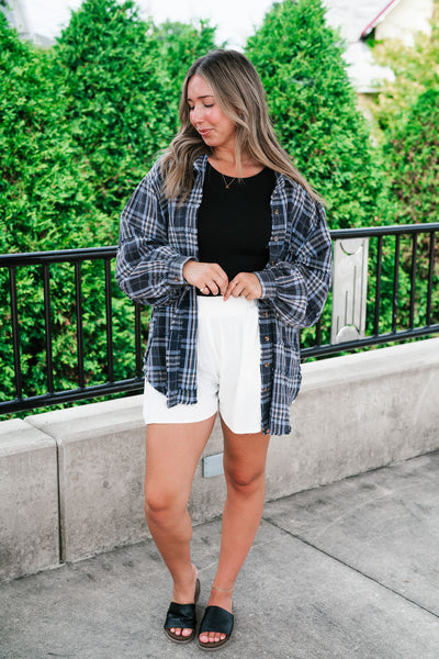 Fireside Flannel - Navy
